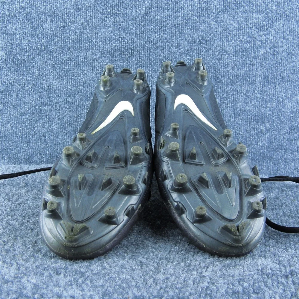 Nike Alpha Men Football Cleats Shoes‎ Black Synthetic Lace Up Size 8 Medium_9